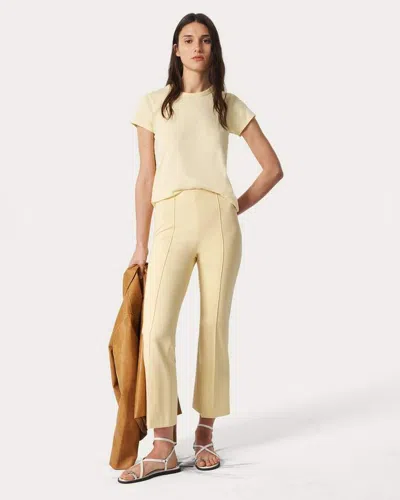 Rag & Bone Irina Kick Flare Pants In Yellow