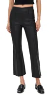 Rag & Bone Irina Kick Flare Leather Pants In Black