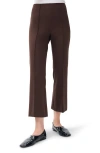 Rag & Bone Irina Ponte Kick Flare Pants In Brown