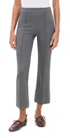 Rag & Bone Irina Ponte Kick Flare Pants Charcoal In Gray