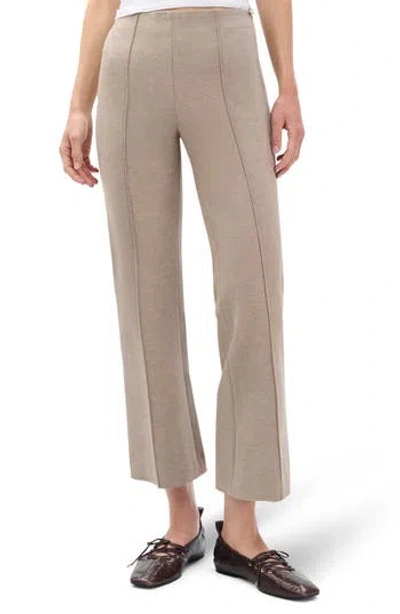 Rag & Bone Irina Ponte Kick Flare Pants In Brown