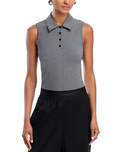 Rag & Bone Irina Ponte Polo Tank In Gray