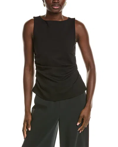 Rag & Bone Irina Ponte Shirred Tank In Black