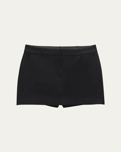 Rag & Bone Irina Ponte Skort In Black