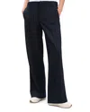 Rag & Bone Irina Ponte Wide Legs Pants In Blue