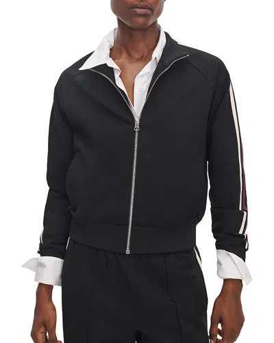 Rag & Bone Irina Ponte Track Jacket In Black
