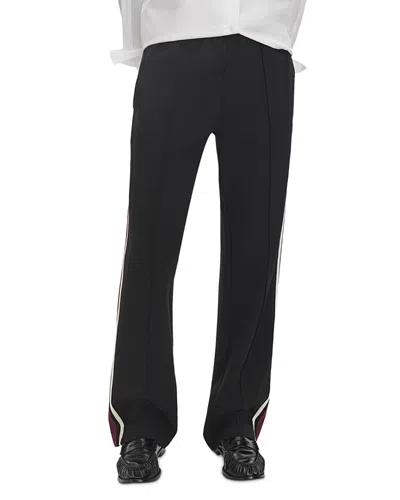 Rag & Bone Irina Ponte Track Pants In Black