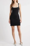 Rag & Bone Irina Sleeveless Sport Minidress In Black