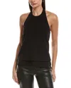 Rag & Bone Irina Snap Halter Top In Black