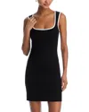 Rag & Bone Irina Sleeveless Sport Minidress In Black