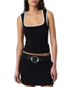 Rag & Bone Irina Sport Tank In Black