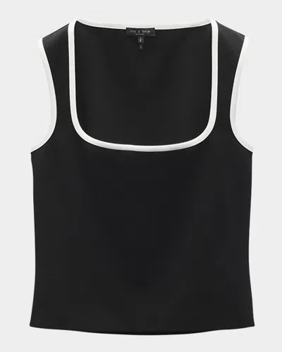 Rag & Bone Irina Sport Tank Top In Black