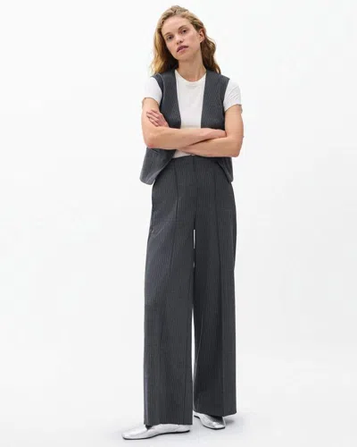 Rag & Bone Irina Striped Tailored Pants In Black