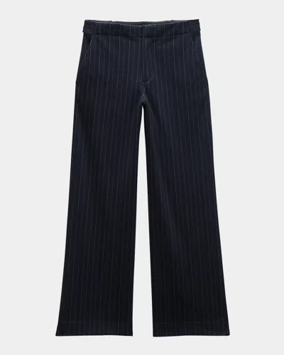Rag & Bone Irina Tailored Ponte Pants In Blue