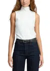 Rag & Bone Irina Turtleneck Tank In White In White