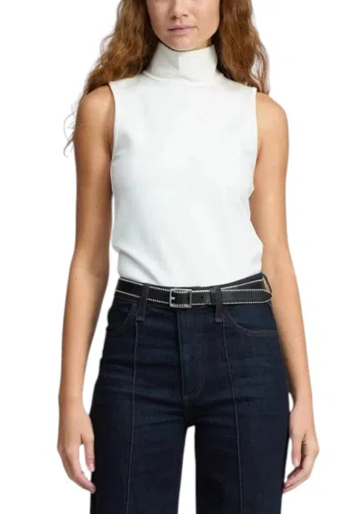 Rag & Bone Irina Turtleneck Tank In White
