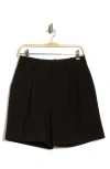 Rag & Bone Iris High Waist Ponte Shorts In Black