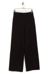 Rag & Bone Iris Wide Leg Ponte Pants In Black