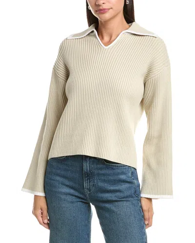 Rag & Bone Isabella Polo Sweater In Neutral