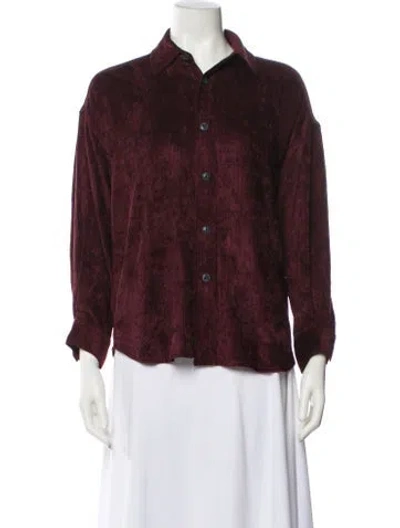 Pre-owned Rag & Bone Jacket In Burgundy