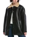 Rag & Bone Jackson Shearling Jacket In Black