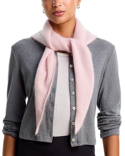 Rag & Bone Jada Brushed Cashmere Bandana Scarf In Pink