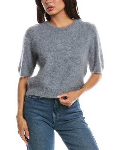 Rag & Bone Jada Brushed Cashmere Crewneck Sweater In Gray