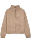 Rag & Bone Jada Cashmere Collared Sweater In Brown