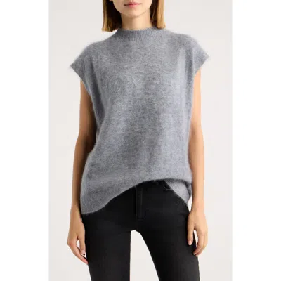 Rag & Bone Jada Brushed Cashmere Sweater In Gray