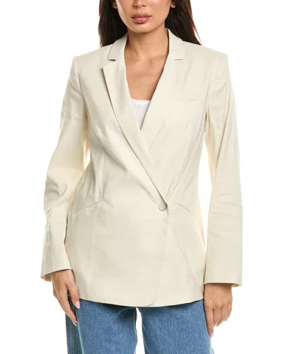 Rag & Bone Jade Linen Blazer In Neutral