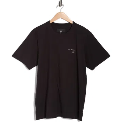 Rag & Bone Jamey Ny T-shirt In Black