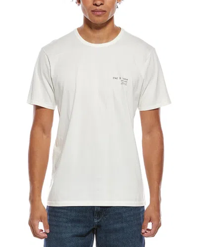 Rag & Bone Jamey T-shirt In White
