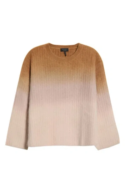 Rag & Bone Jane Brush Ombré Sweater In Brown