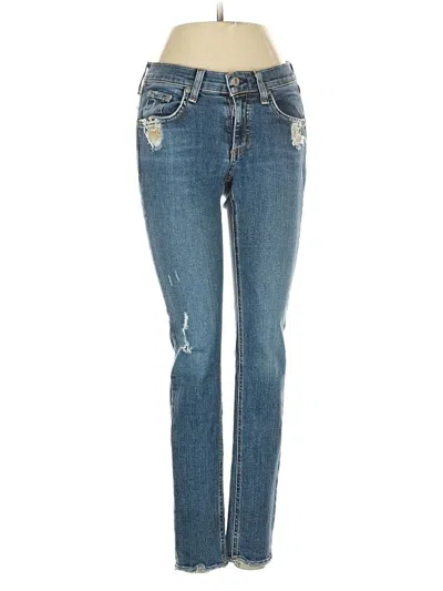 Pre-owned Rag & Bone Jeans In Blue