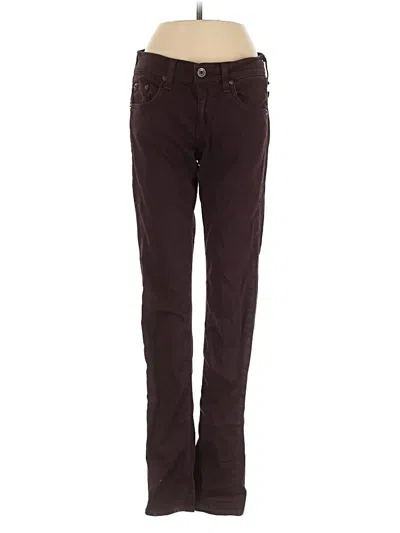 Pre-owned Rag & Bone Jeans In Burgundy