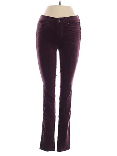Pre-owned Rag & Bone Jeans In Burgundy