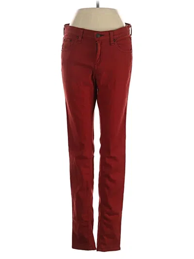 Pre-owned Rag & Bone Jeans In Burgundy