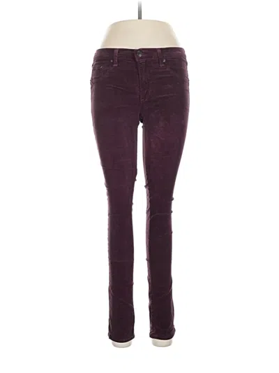 Pre-owned Rag & Bone Jeans In Burgundy