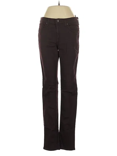 Pre-owned Rag & Bone Jeans In Burgundy
