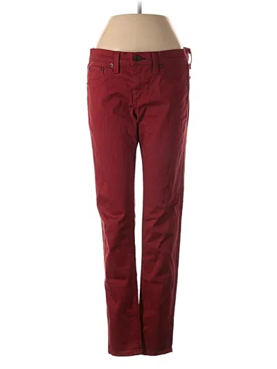 Pre-owned Rag & Bone Jeans In Burgundy