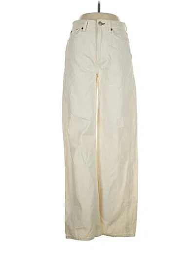 Pre-owned Rag & Bone Jeans In Ivory