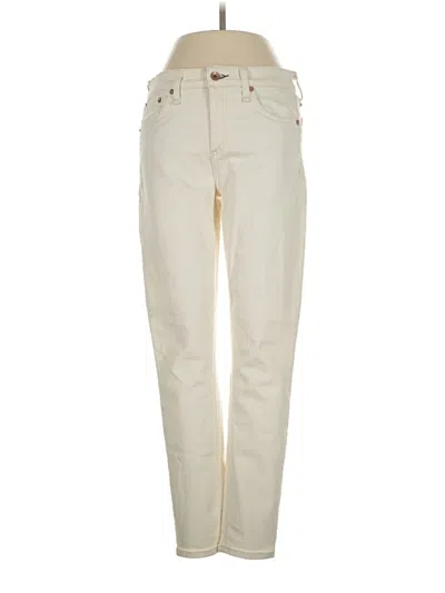 Pre-owned Rag & Bone Jeans In Ivory