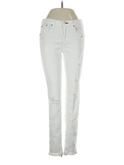 Pre-owned Rag & Bone Jeans In Ivory