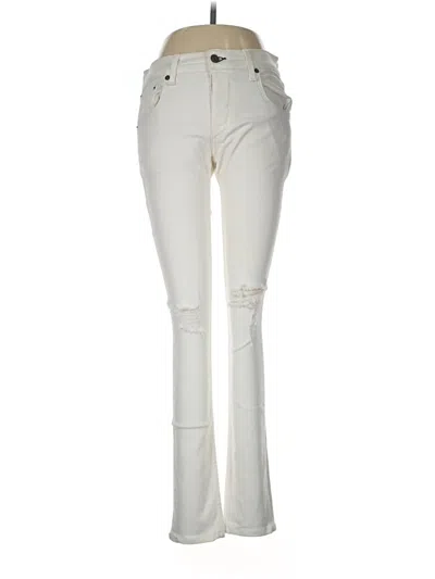 Pre-owned Rag & Bone Jeans In Ivory