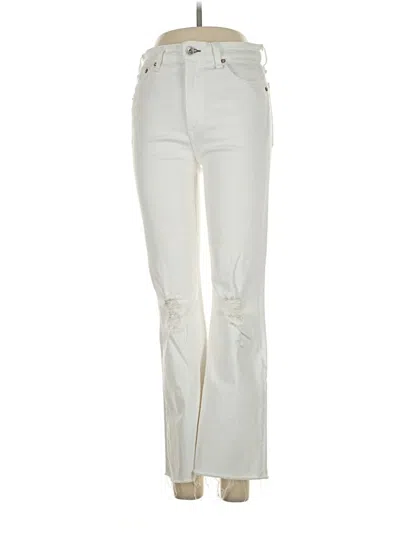 Pre-owned Rag & Bone Jeans In Ivory