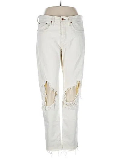 Pre-owned Rag & Bone Jeans In Ivory