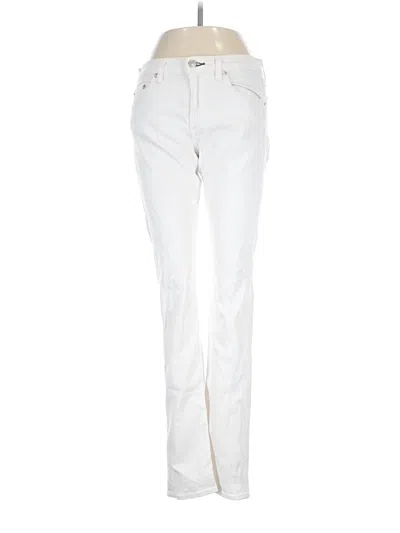 Pre-owned Rag & Bone Jeans In Ivory