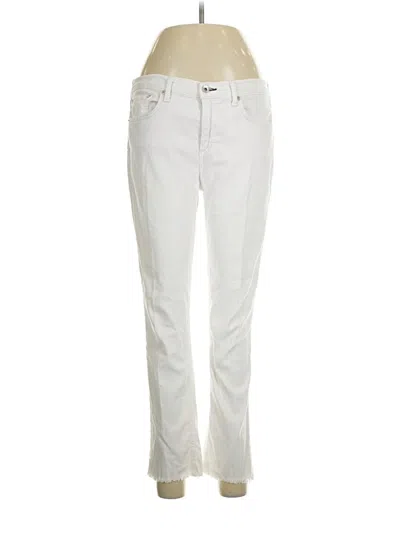 Pre-owned Rag & Bone Jeans In Ivory