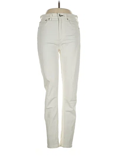 Pre-owned Rag & Bone Jeans In Ivory