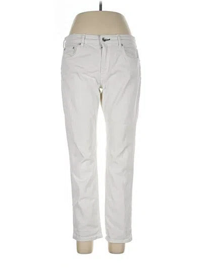 Pre-owned Rag & Bone Jeans In Ivory